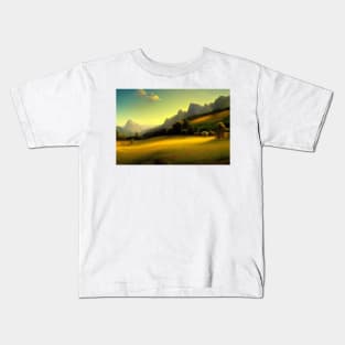 Meadow and mountain Kids T-Shirt